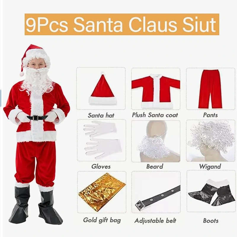Santa Claus Costume For Kids Santa Claus Costume For Kids